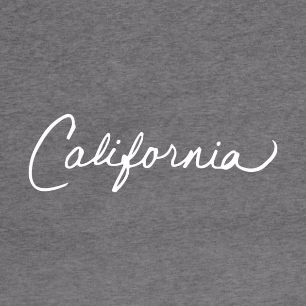 California Signature (white) by Calitees1